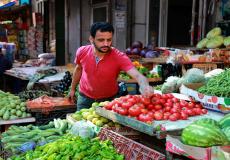 خضروات وفواكه في قطاع غزة