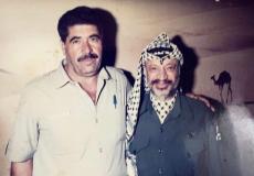 اللواء محمد محمد مسلم مع الرئيس ياسر عرفات