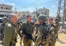 رئيس أركان الجيش الإسرائيلي يصل بلدة حوارة