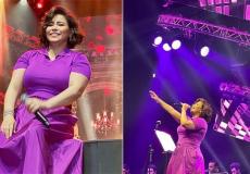 شيرين عبد الوهاب تكشف عن حالتها الصحية بعد سقوطها على المسرح