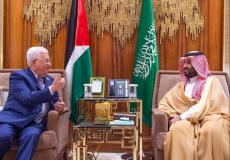 الرئيس عباس ومحمد بن سلمان
