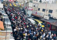 جماهير فلسطينية تشيع جثمان الشهيد عاهد سليم في قلقيلية