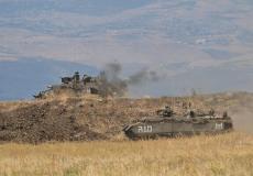 الجيش الإسرائيلي يجري تدريبات عسكرية عند الحدود الشمالية - أرشيف