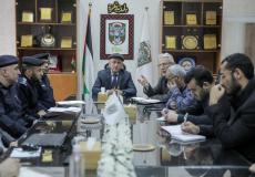 صورة من لقاء عقدته بلدية غزة