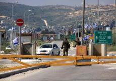 الحواجز الإسرائيلية بالضفة