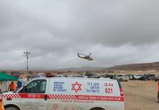 إنقاذ 26 إسرائيليا حاصرتهم الفيضانات في وادي عربة