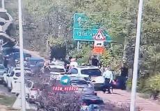 من مكان عملية الطعن في تل أبيب