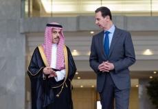 الرئيس السوري يستقبل وزير الخارجية السعودي