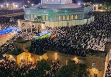 280 ألف مصلّ يحيون ليلة القدر في المسجد الأقصى