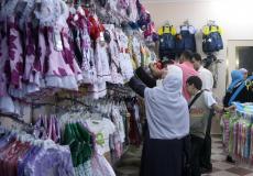 محل لبيع الملابس في غزة - أرشيفية