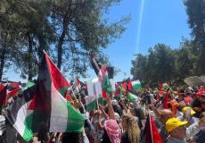 الآلاف يحيون ذكرى النكبة في قرية اللجون الفلسطينية المهجرة