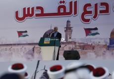 خطاب يحيى السنوار اليوم في يوم القدس العالمي بغزة