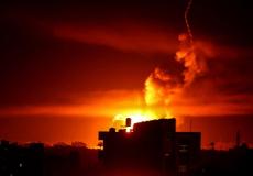 قصف على غزة