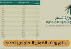 راتب الضمان الاجتماعي الجديد