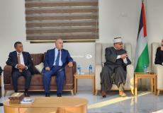 وزير الأوقاف الفلسطيني حاتم البكري في غزة