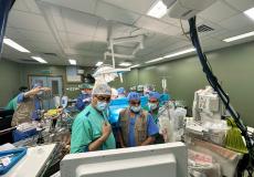 غزة:وفد "PAMA" الطبي يختتم جولته بإجراء سلسلة عمليات قلبية نوعية