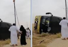 حادث مروع في مدينة بريدة في السعودية
