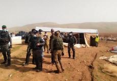 الاحتلال يفتش خياما في الأغوار الشمالية