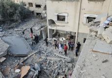 من آثار القصف الإسرائيلي على غزة خلال العدوان