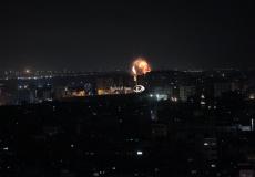 قصف إسرائيلي على غزة الليلة