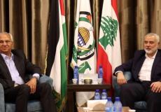 إسماعيل هنية وطلال ناجي