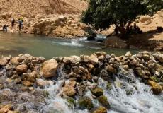 اغلاق طرق نبع العوجا في اريحا