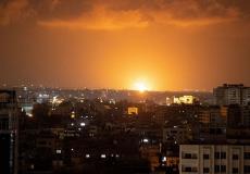 قصف إسرائيلي على غزة