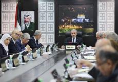 جلسة الحكومة الفلسطينية اليوم