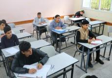 امتحانات نهاية الفصل الدراسي الثاني في غزة