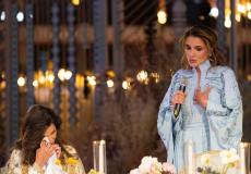 الملكة رانيا في حفل الأمير حسين