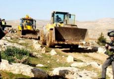 الاحتلال يستولي على جرارين زراعيين غرب نابلس