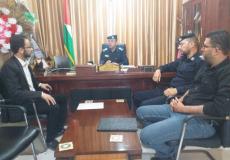 خلال زيارة الضمير لحقوق الإنسان لمركز الشرطة في رفح