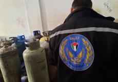 ضبط أجهزة لتعبئة الغاز العشوائي وسط قطاع غزة