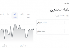 الدولار الأمريكي مقابل الجنيه