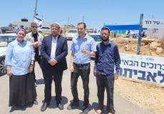 بن غفير خلال الجولة التفقدية