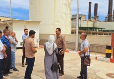 خلال زيارة الدفاع المدني لمرافق سلطة الطاقة