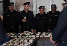 إحباط محاولة تهريب 780 فرش حشيش جنوب قطاع غزة