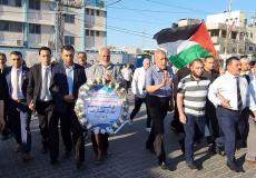 اللجنة الشعبية للاجئين بخانيونس تحيى الذكرى 56 للنكسة