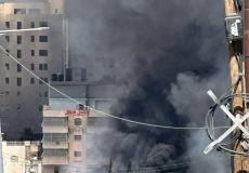 حريق رام الله المنطقة الصناعية.jpg