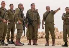 هاليفي يتفقد موقع العلمية على الحدود مع مصر (الجيش الإسرائيلي)