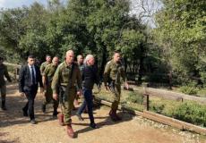 وزير الجيش الإسرائيلي يؤاف غالانت على الحدود الشمالية