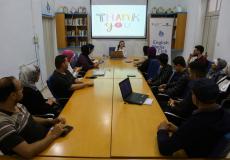 النادي الإعلامي باللغة الإنجليزية في بيت الصحافة يعقد عدة لقاءات