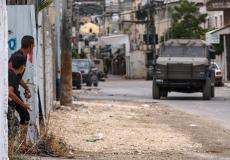 من اقتحام الاحتلال لمخيم بلاطة شرق نابلس اليوم