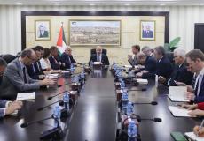 اشتية يستكمل الحوار الفلسطيني الأوروبي مع ممثلي الاتحاد الأوروبي