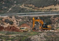 الاحتلال الإسرائيلي يدمر منزلا متنقلا في بتير غرب بيت لحم