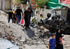 الأشغال تنهي إزالة الركام في جنين وتشرع بهدم أبنية آيلة للسقوط