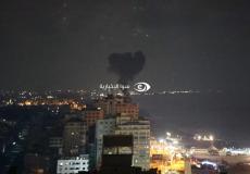 قصف إسرائيلي على قطاع غزة