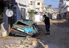 آثار العدوان الإسرائيلي على جنين