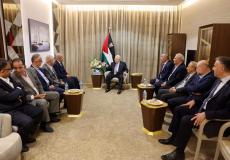 لقاء الرئيس عباس بوفد "الشعبية"