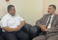هنية يلتقي بوكيل وزارة التربية والتعليم في غزة